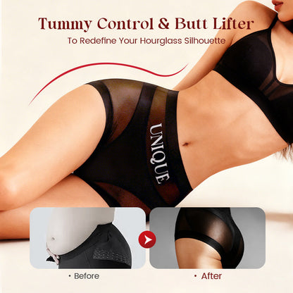 Women's High-Waisted Tummy Control Seamless Bodyshorts