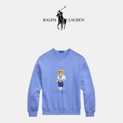 Klassisches R&L Fleece-Sweatshirt mit Frontprint