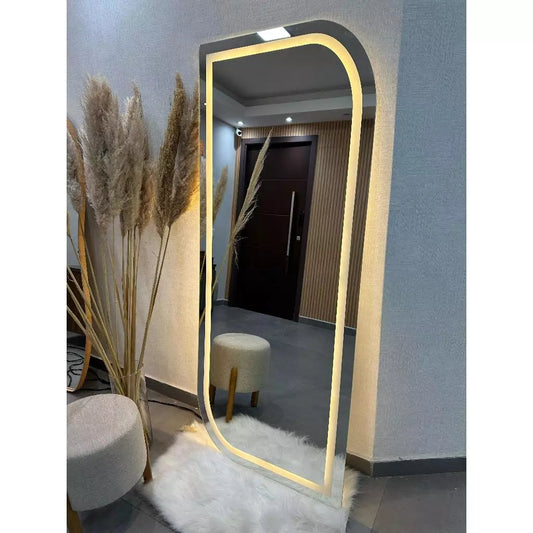 EL24 Specchio a figura intera | 170 x 70 cm Lucido con LED - Saldi