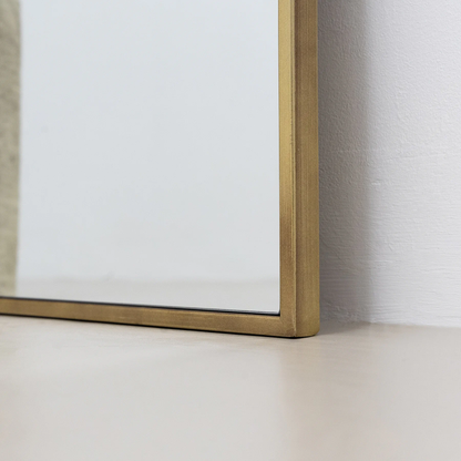 Specchio Pinterest moderno con cornice dorata 160 cm x 60 cm – Saldi