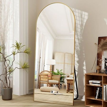 Specchio Pinterest con supporto e cornice dorata – SALDI