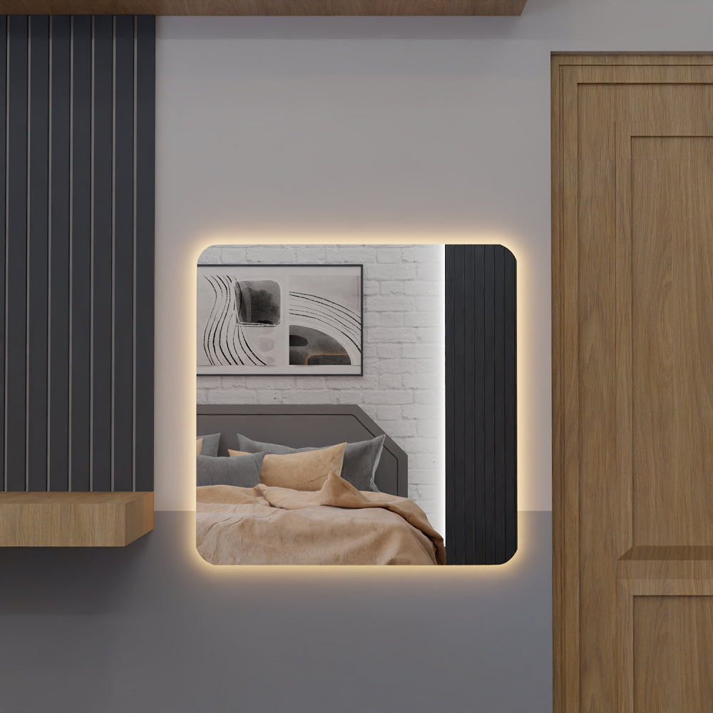 Specchio LED quadrato 80x80 cm – SALDI