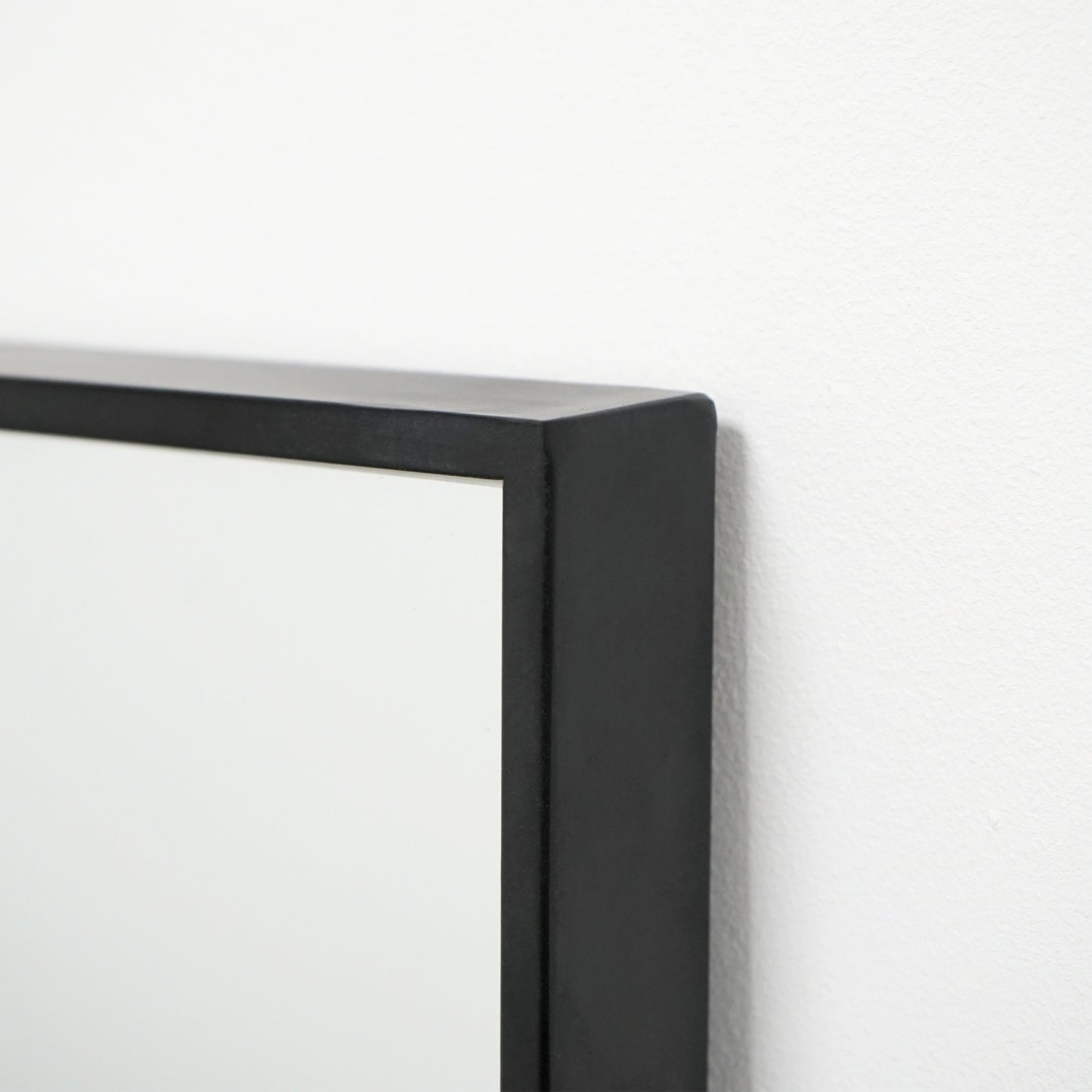 Xavril – Specchio a figura intera nera in metallo, extra grande, 190 cm x 120 cm