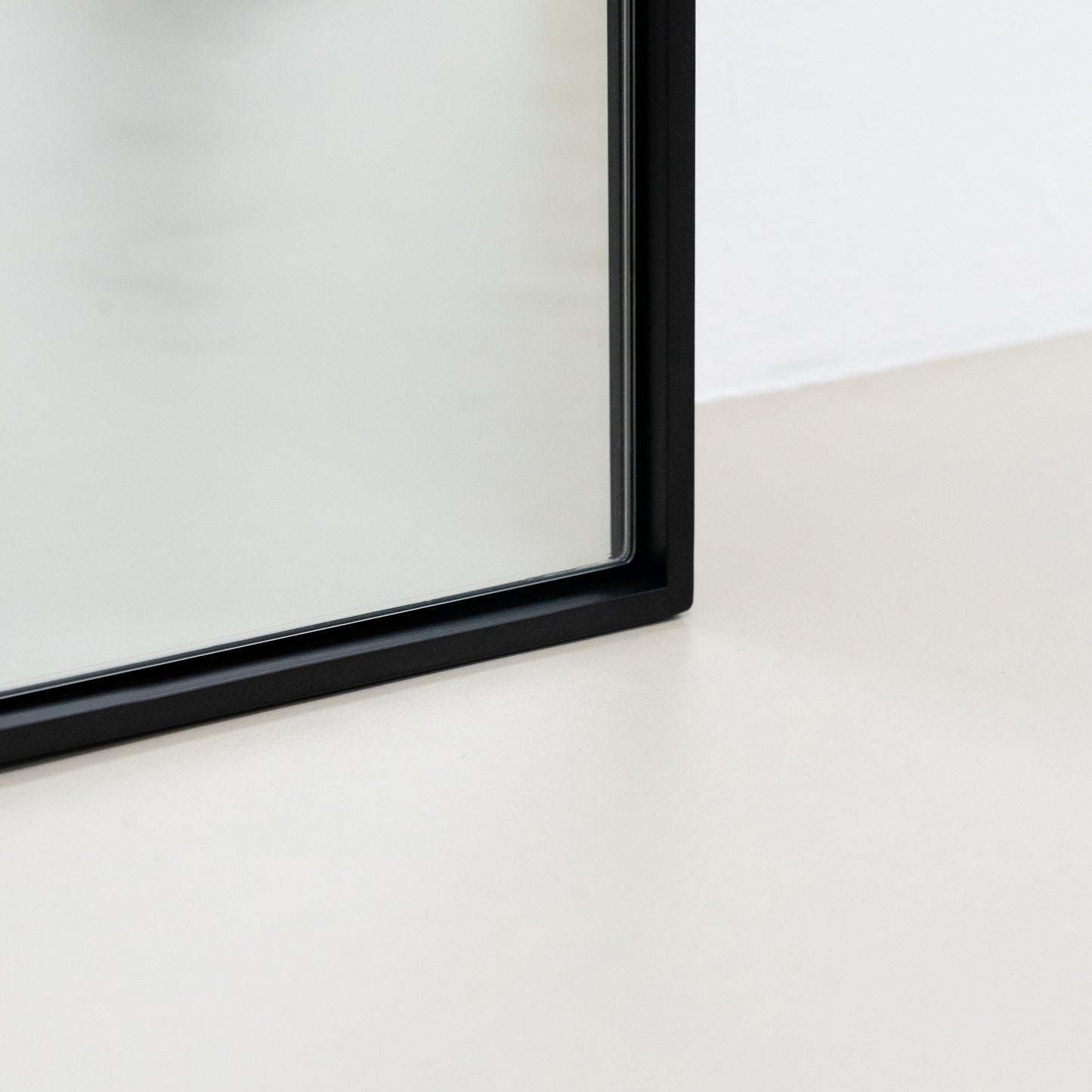 Xavril – Specchio a figura intera in metallo, extra grande, nero, 200 cm x 100 cm