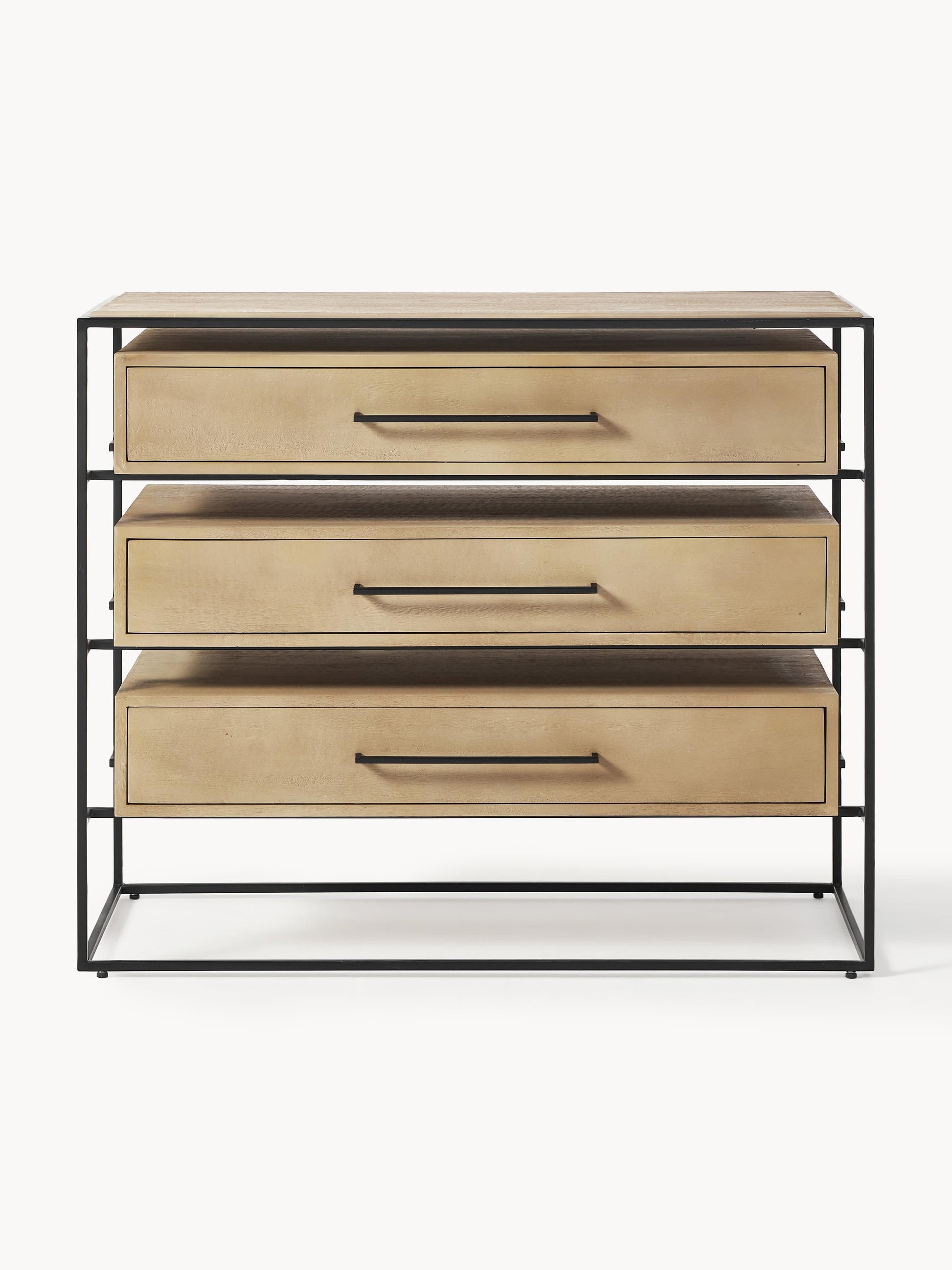Cassettiera in legno di mango Lyle