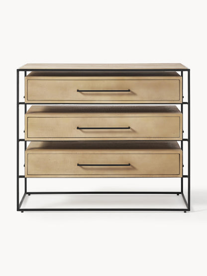 Cassettiera in legno di mango Lyle