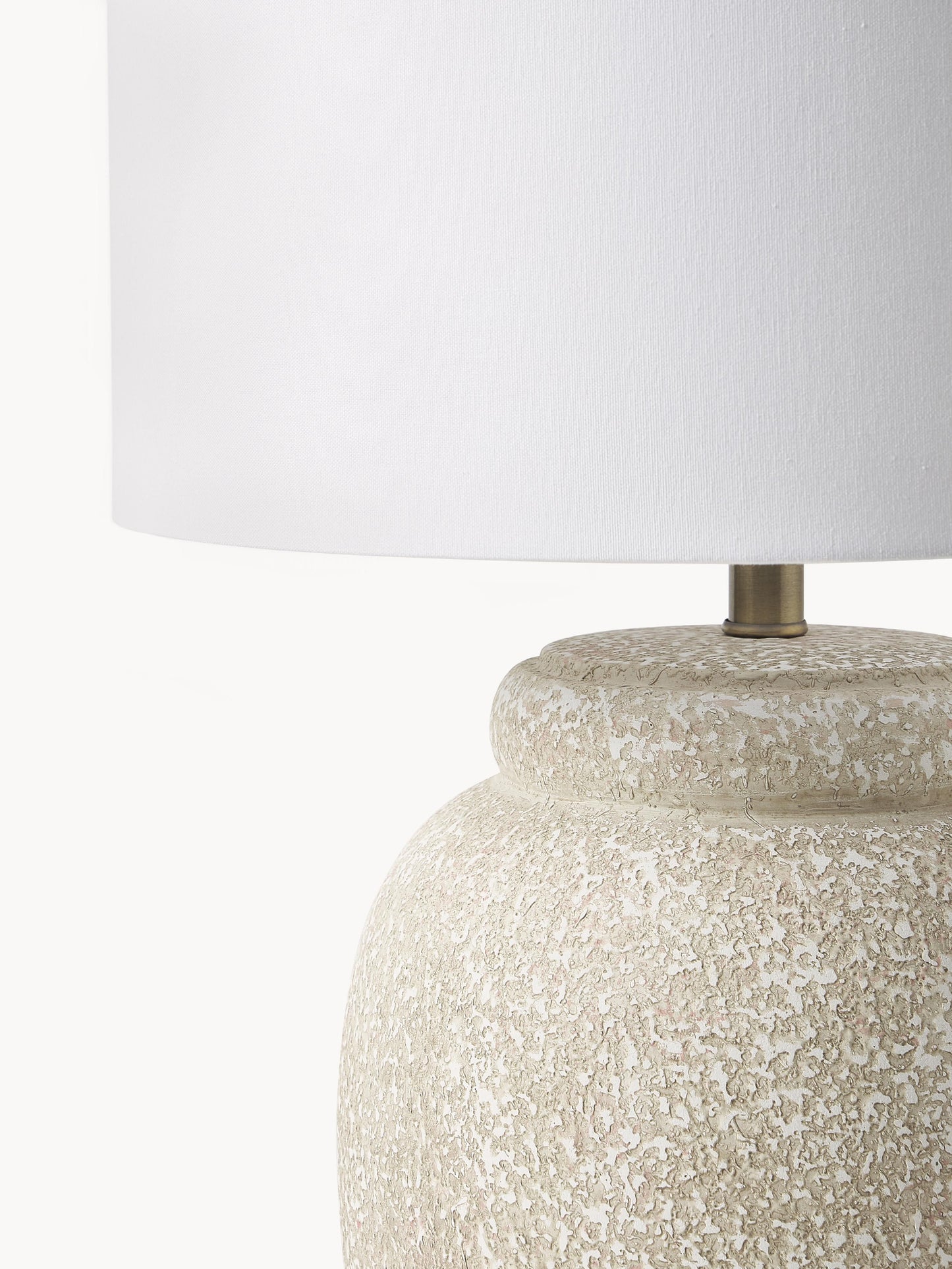 Lampada da tavolo grande con base in ceramica Bodhi