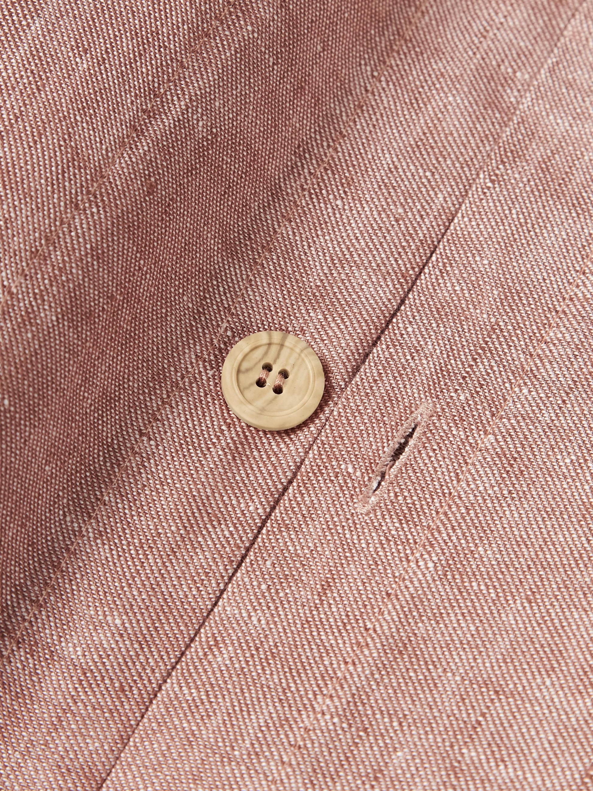 Copripiumino in lino Linna con bordo Oxford