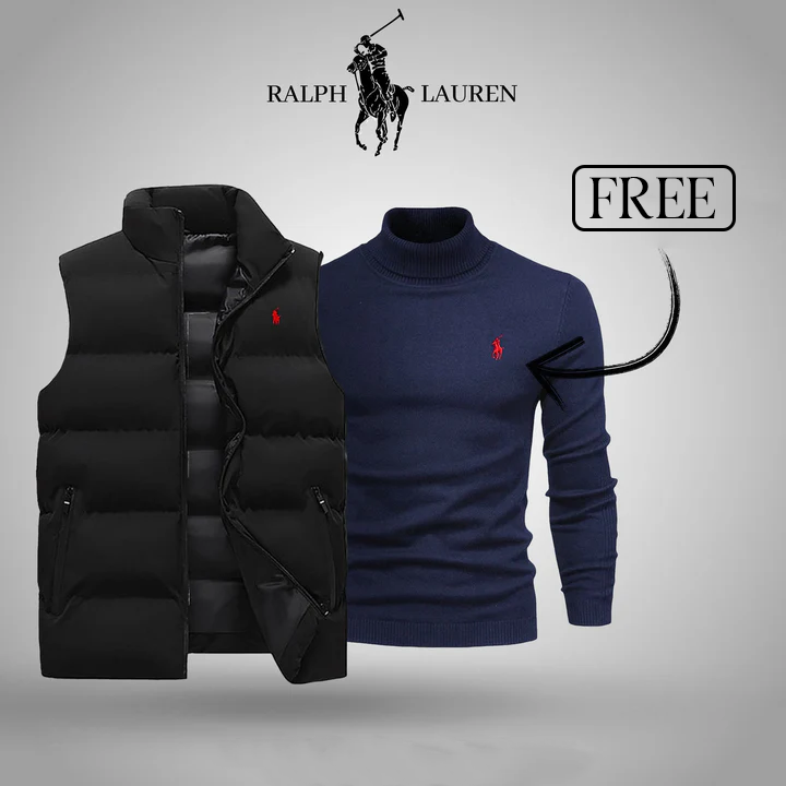 Stylische Weste mit kostenlosem Pullover: Jetzt im Ausverkauf!