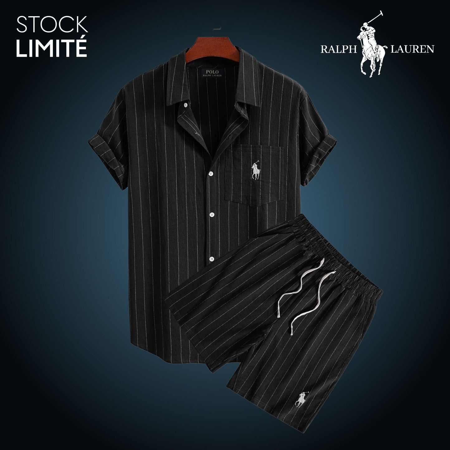 Exklusive Limited Edition: Stilvolles Set aus T-Shirt und Shorts.