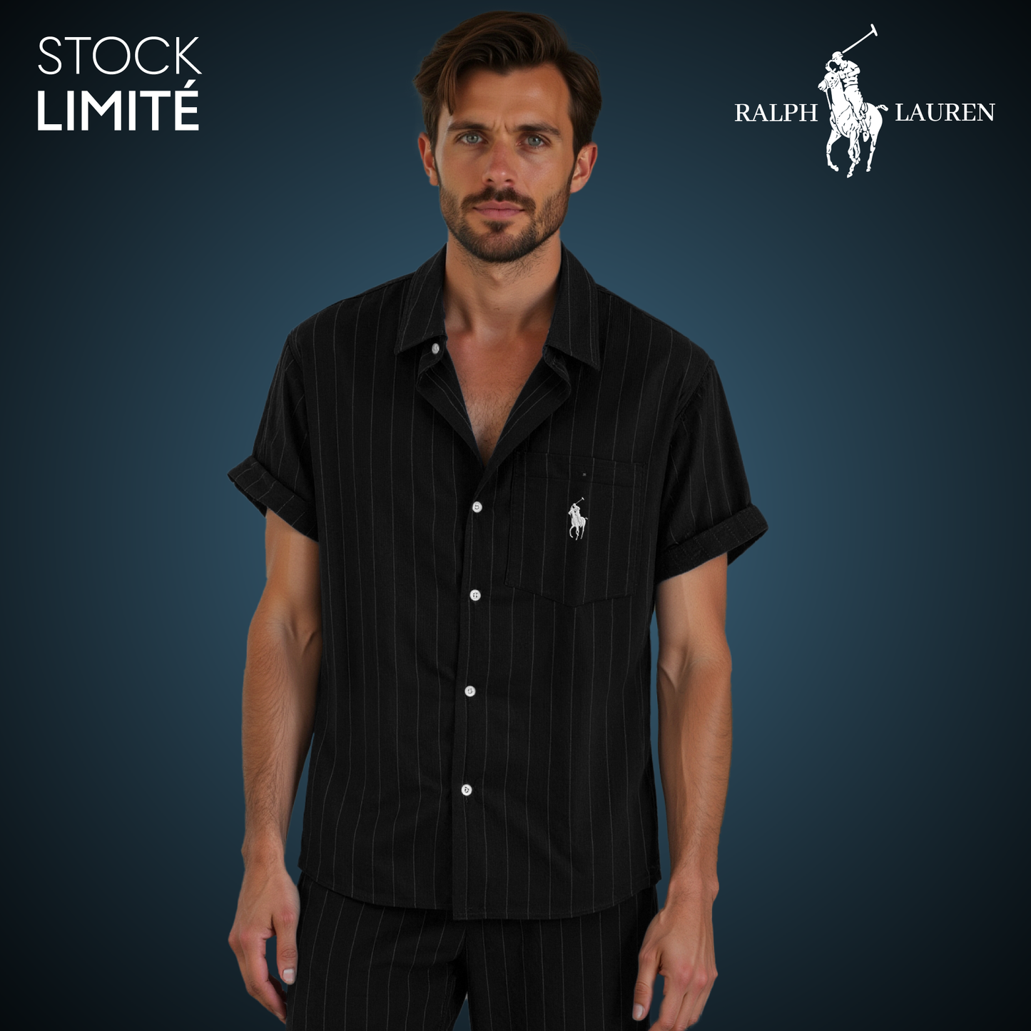 Exklusive Limited Edition: Stilvolles Set aus T-Shirt und Shorts.
