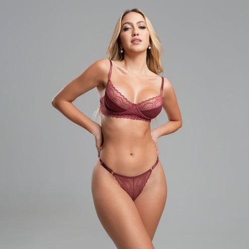 Conjunto Cherry Bordô Desejo