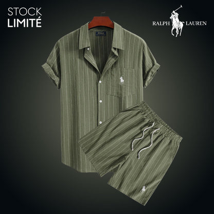 Exklusive Limited Edition: Stilvolles Set aus T-Shirt und Shorts.