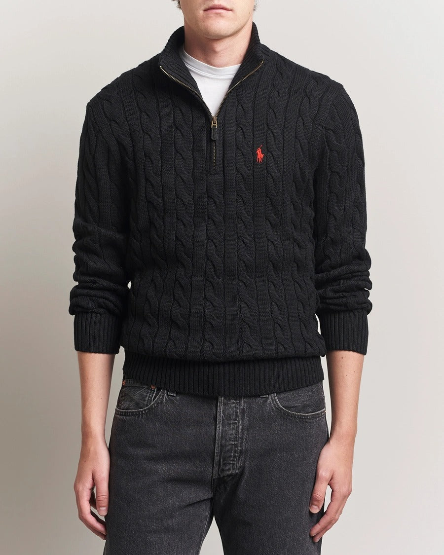 Nur für kurze Zeit: Sichern Sie sich 60 % Rabatt auf den Polo RL Quarter Zip Pullover!