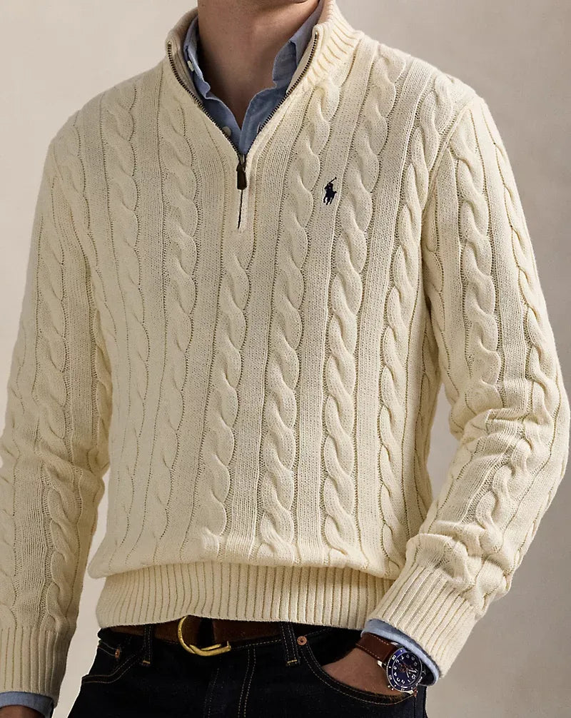 Nur für kurze Zeit: Sichern Sie sich 60 % Rabatt auf den Polo RL Quarter Zip Pullover!