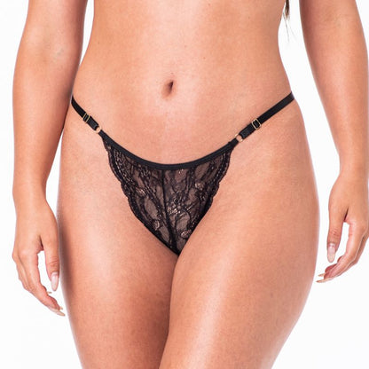 Kit com 5 Calcinha String em Renda Color
