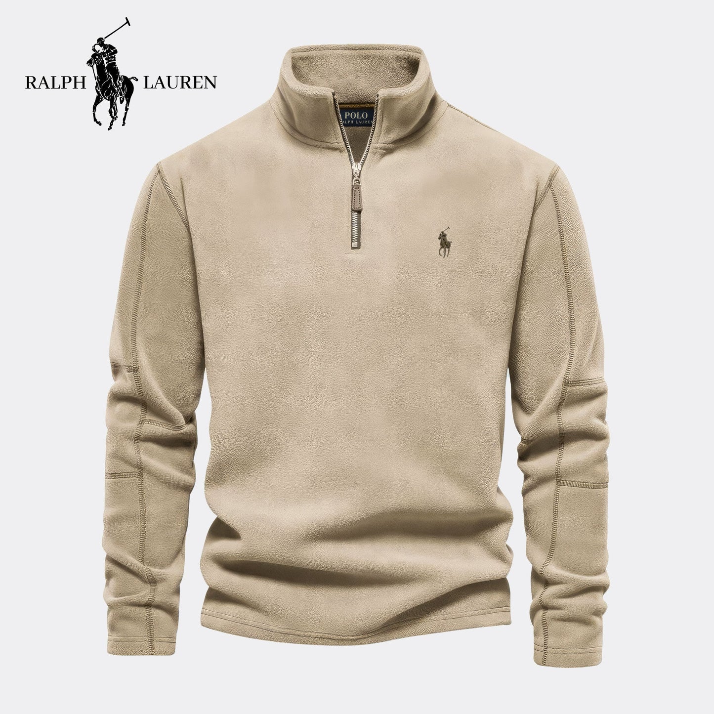 Multifunktionaler Zip-Pullover