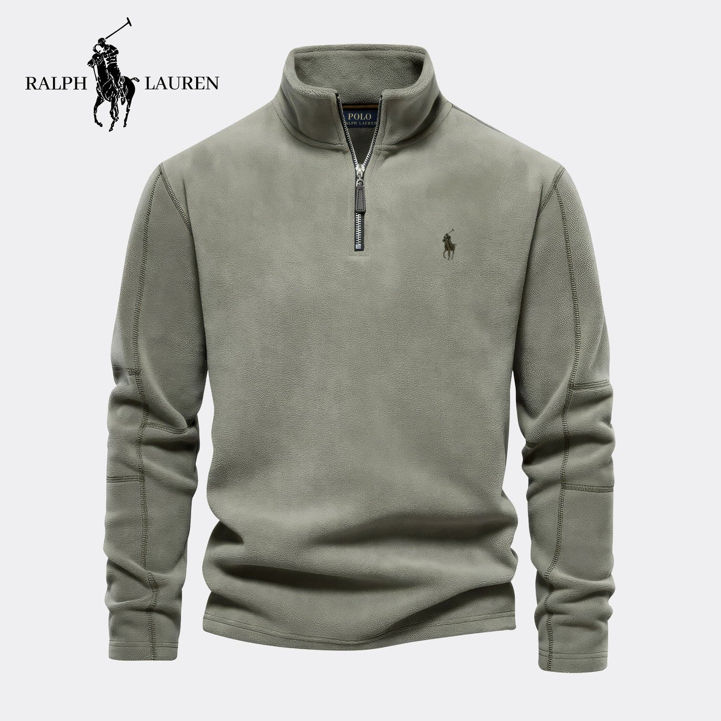 Multifunktionaler Zip-Pullover