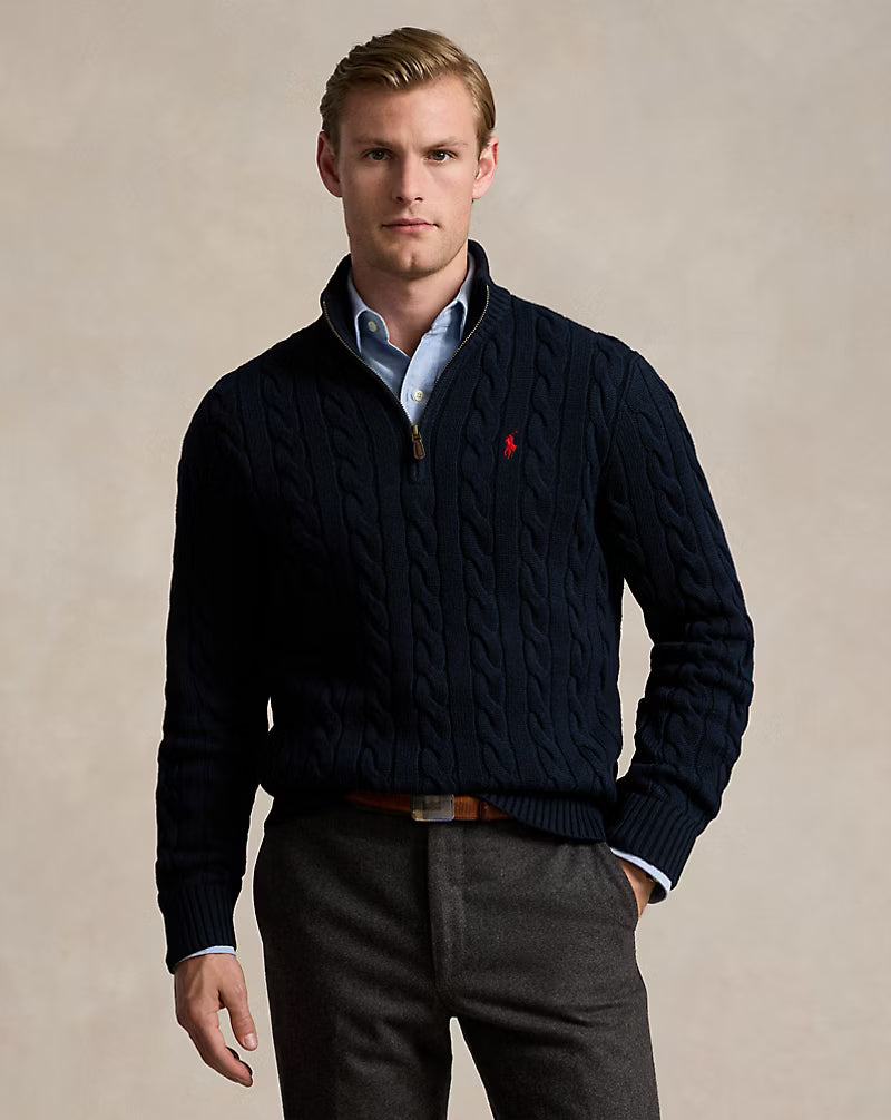 Nur für kurze Zeit: Sichern Sie sich 60 % Rabatt auf den Polo RL Quarter Zip Pullover!