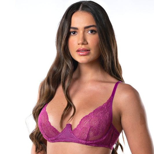 Sutiã Decote Glamour em Renda com Arco - C52