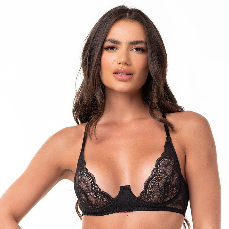 Sutiã Decote Glamour em Renda com Arco - C52