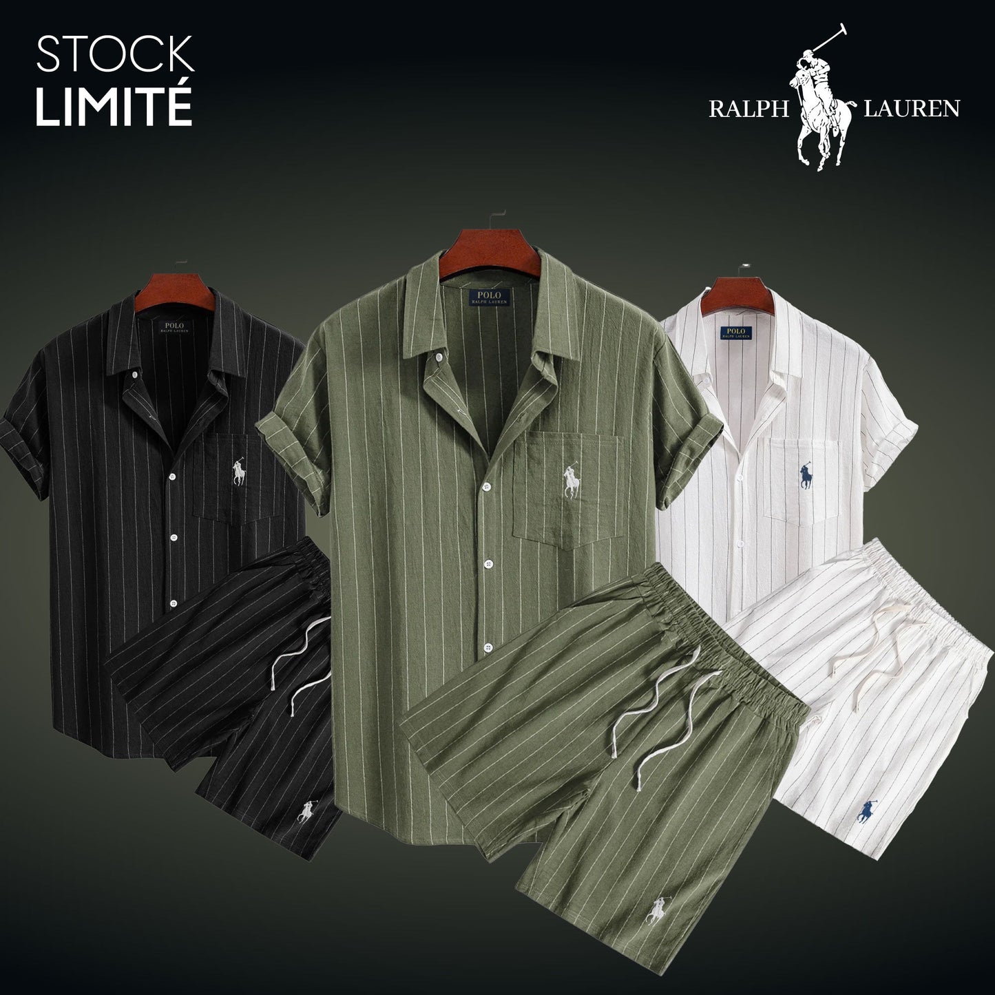 Exklusive Limited Edition: Stilvolles Set aus T-Shirt und Shorts.