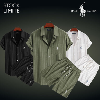 Exklusive Limited Edition: Stilvolles Set aus T-Shirt und Shorts.