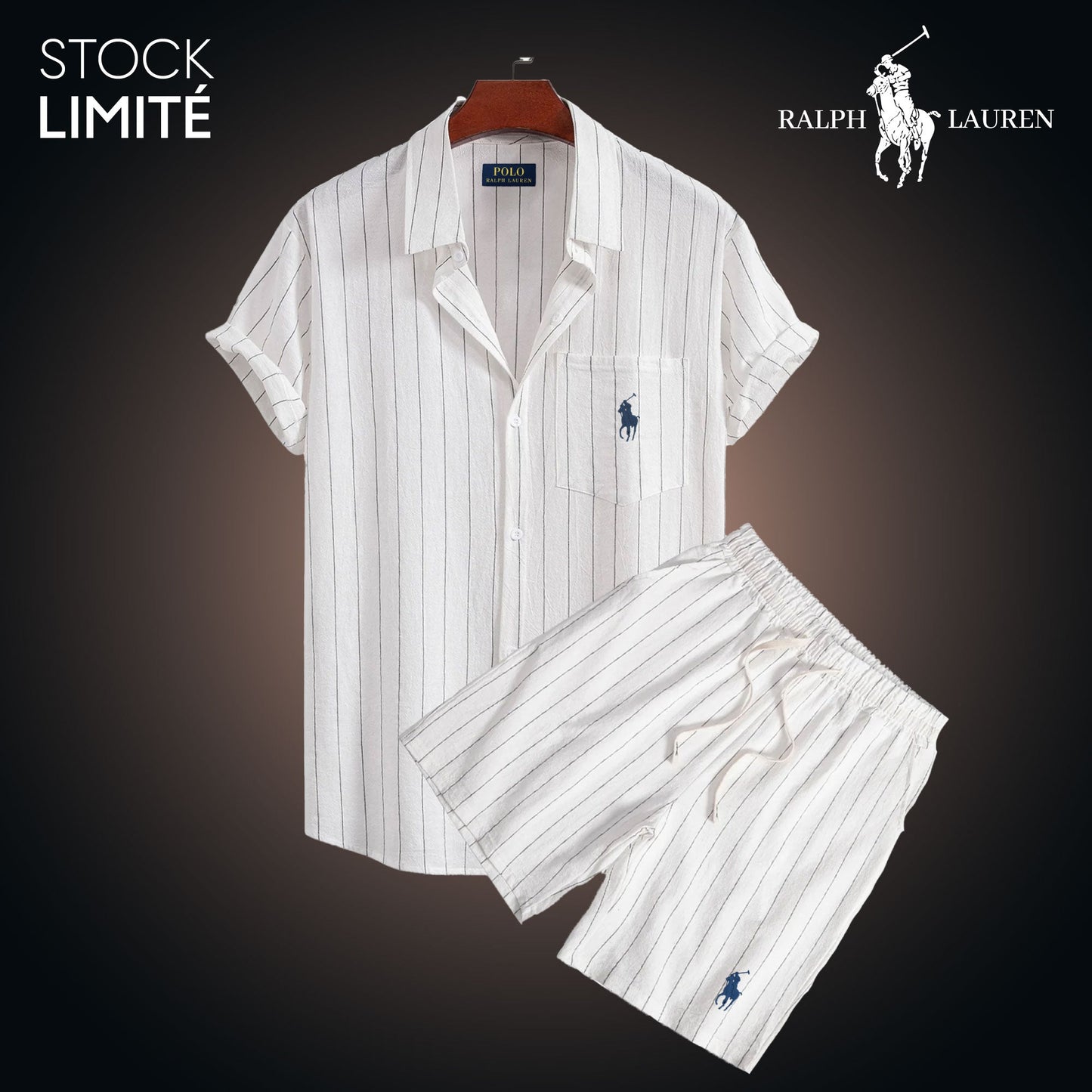 Exklusive Limited Edition: Stilvolles Set aus T-Shirt und Shorts.
