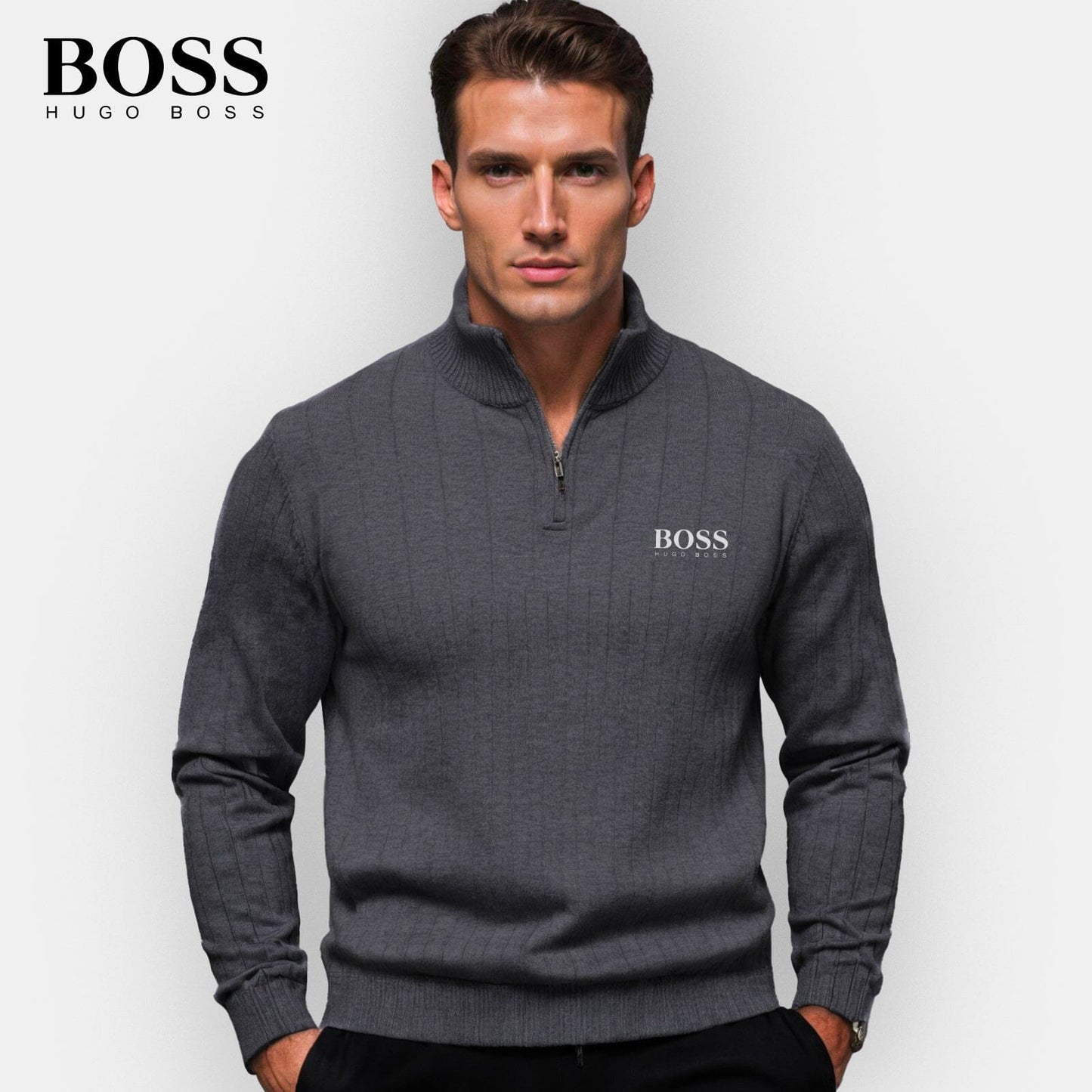 Stylischer Herrenpullover mit Reißverschluss – Jetzt zum Sonderpreis!