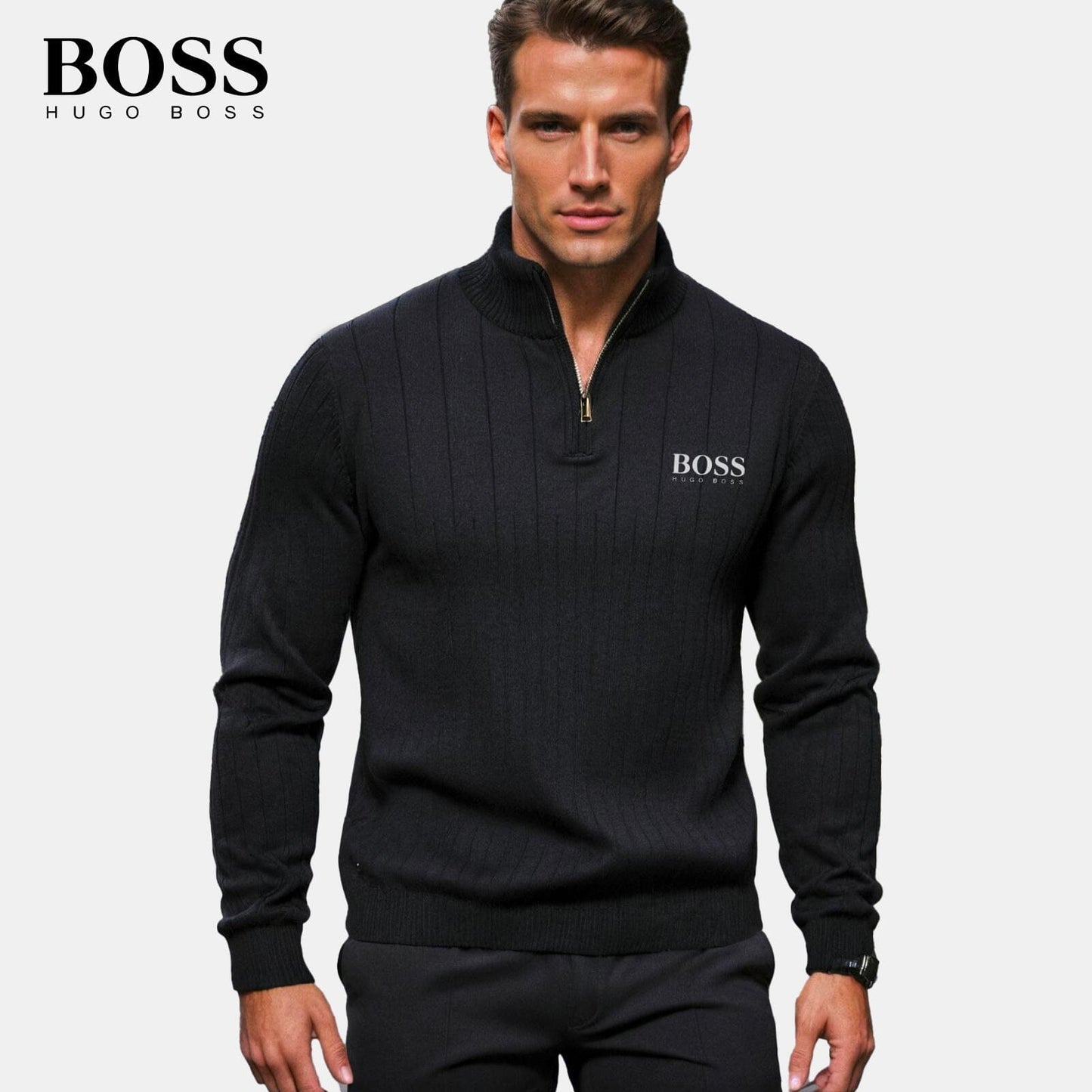 Stylischer Herrenpullover mit Reißverschluss – Jetzt zum Sonderpreis!